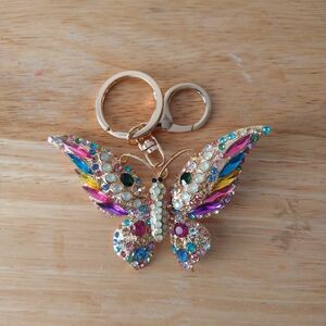 Colorful Butterfly Keychain